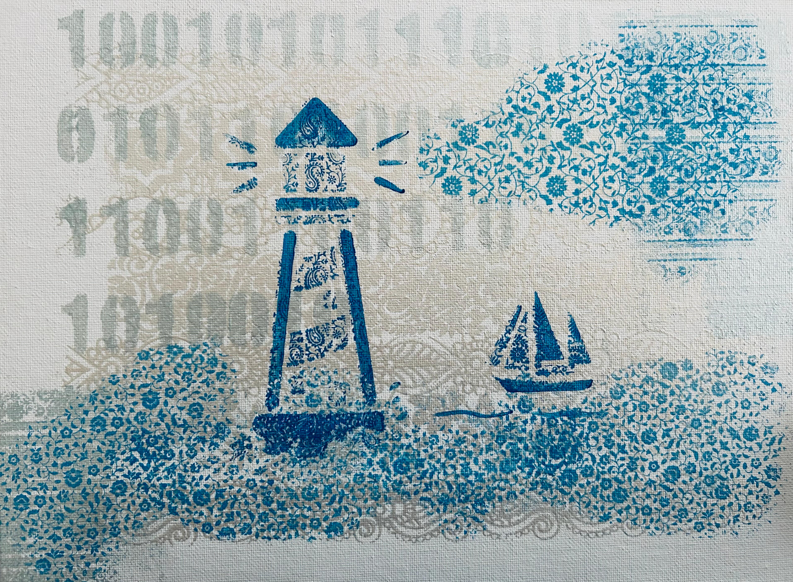 Learning Ribbon © 2025 Davar Ardalan. All Rights Reserved White canvas, black ribbon flowing through ornate shapes and circuit board stamping.
